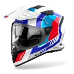 AIROH BANDIT HORN WHITE GLOSS KASK MOTOCYKLOWY INTEGRALNY