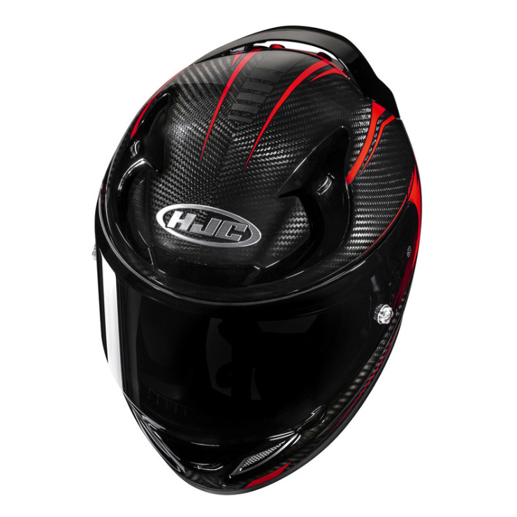 HJC RPHA12 CARBON KERES BLACK RED KASK MOTOCYKLOWY INTEGRALN