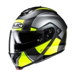 HJC C91N JYN GREY YELLOW KASK MOTOCYKLOWY SZCZĘKOWY