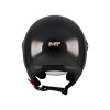 MT HELMETS STREET S PURE BLACK KASK MOTOCYKLOWY OTWARTY JET 4