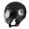 MT HELMETS STREET S PURE BLACK KASK MOTOCYKLOWY OTWARTY JET