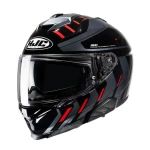 HJC I71 SIMO BLACK RED KASK MOTOCYKLOWY INTEGRALNY CZARNY