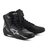 ALPINESTARS FASTER 4 BLACK WHITE BUTY MOTOCYKLOWE KRÓTKIE LETNIE 