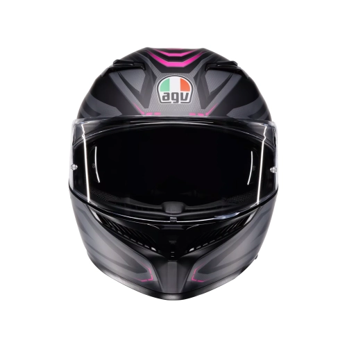 AGV K3 SYTH MATT BLACK PINK KASK MOTOCYKLOWY INTEGRALNY2.webp