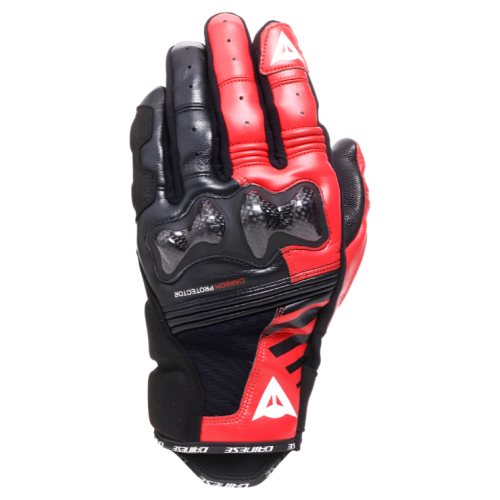 Rękawice Dainese Reacto Carbon Short BLACK RED  1.png