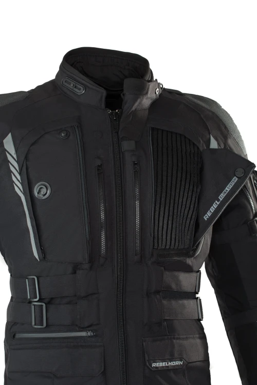 Kurtka tekstylna Rebelhorn Patrol Black