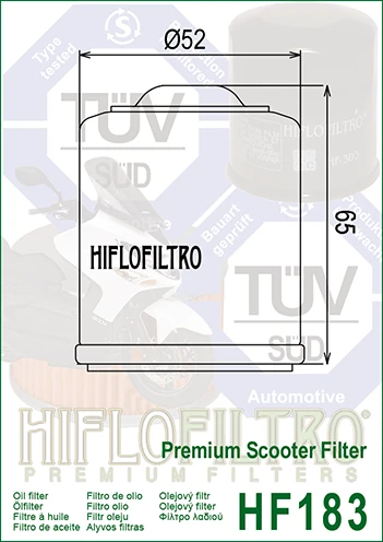 Filtr oleju Hiflofiltro HF183