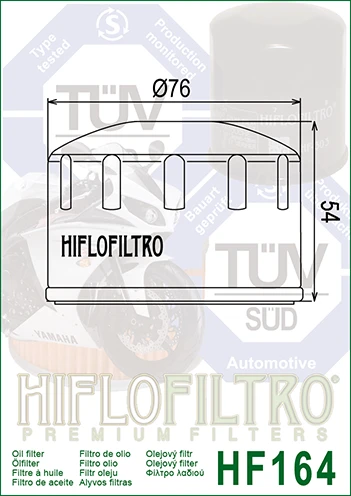 Filtr oleju Hiflofiltro HF164