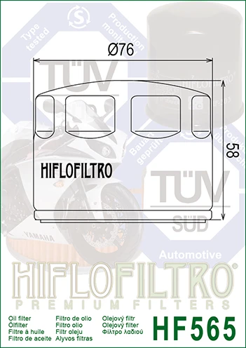  Filtr oleju Hiflofiltro HF565