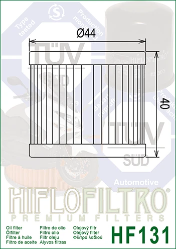 Filtr oleju Hiflofiltro HF131