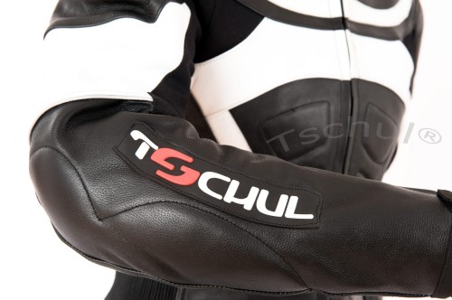 Kombinezon motocyklowy damski Tschul 726 Black/White