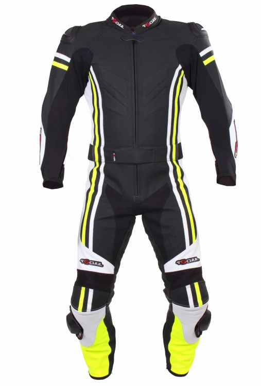 Kombinezon motocyklowy TSCHUL 555 Black/White/Fluo