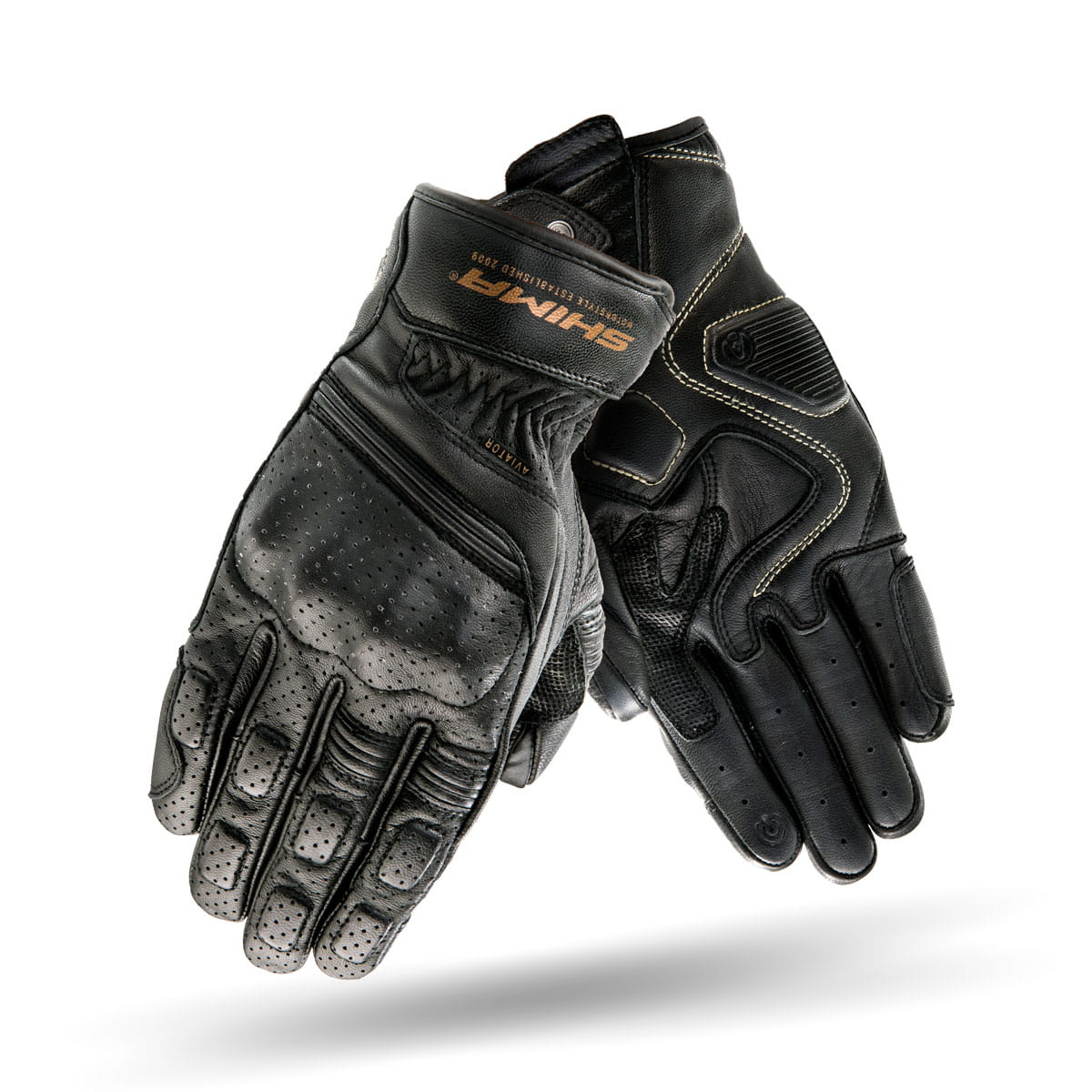 Rękawice Shima Aviator Black (L)