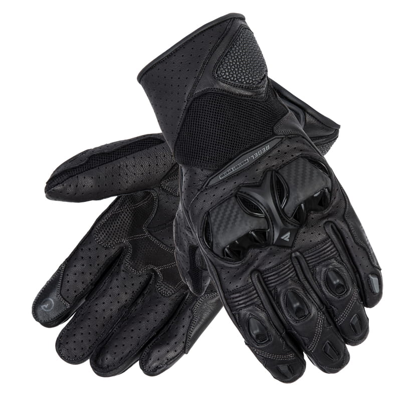 Rękawice Rebelhorn Flux II Black (3XL)