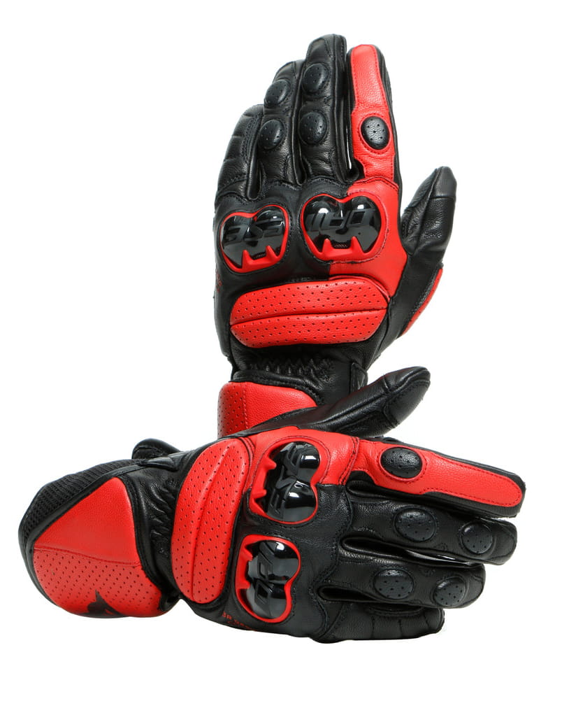 Rękawice Dainese Impeto Black/Lava-Red (M)