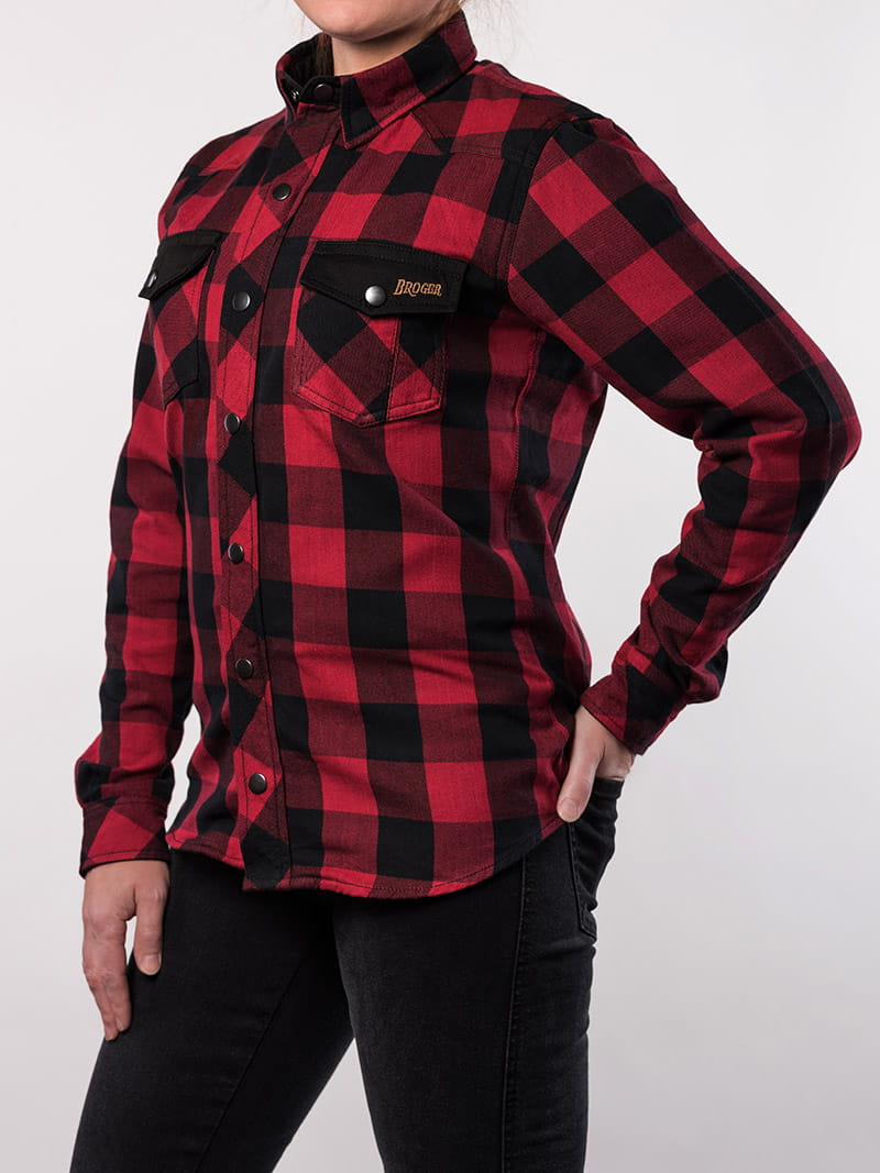 Kurtka koszula Broger Alaska Lady Red (S)