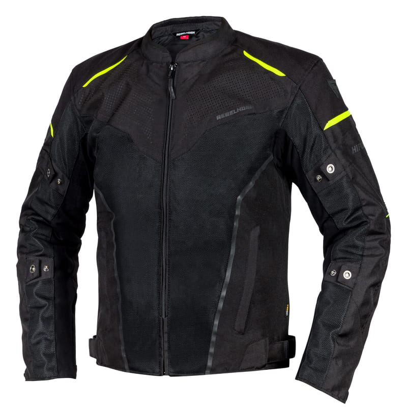 Kurtka Rebelhorn Hiflow IV Black/Flo Yellow (7XL)