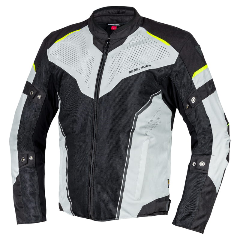 Kurtka Rebelhorn Hiflow IV Black/Silver/Flo Yellow (XS)