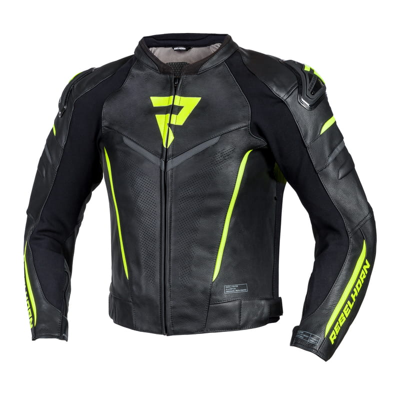 Kurtka Rebelhorn Fighter Black/Flo Yellow (44)