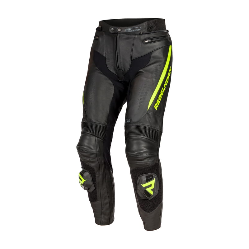 Spodnie Rebelhorn Fighter Black/Flo Yellow (54)