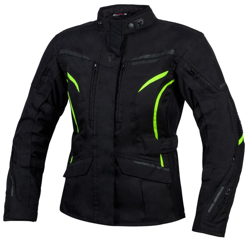 Kurtka Tekstylna Rebelhorn Hiker III Lady Black/Flo Yellow (XS)