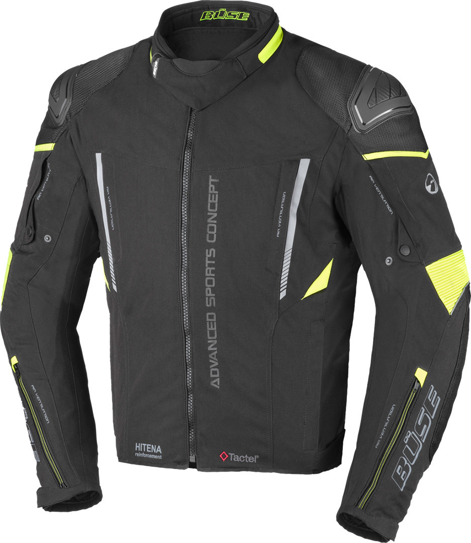 Kurtka Buse Rocca BLK/YELL (48 (S))