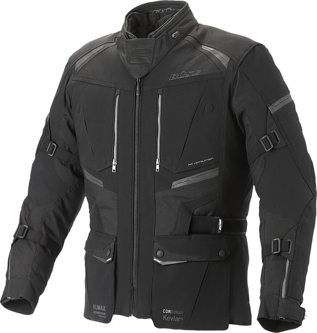 Kurtka Motocyklowa Buse Borgo Czarna (48 (S))