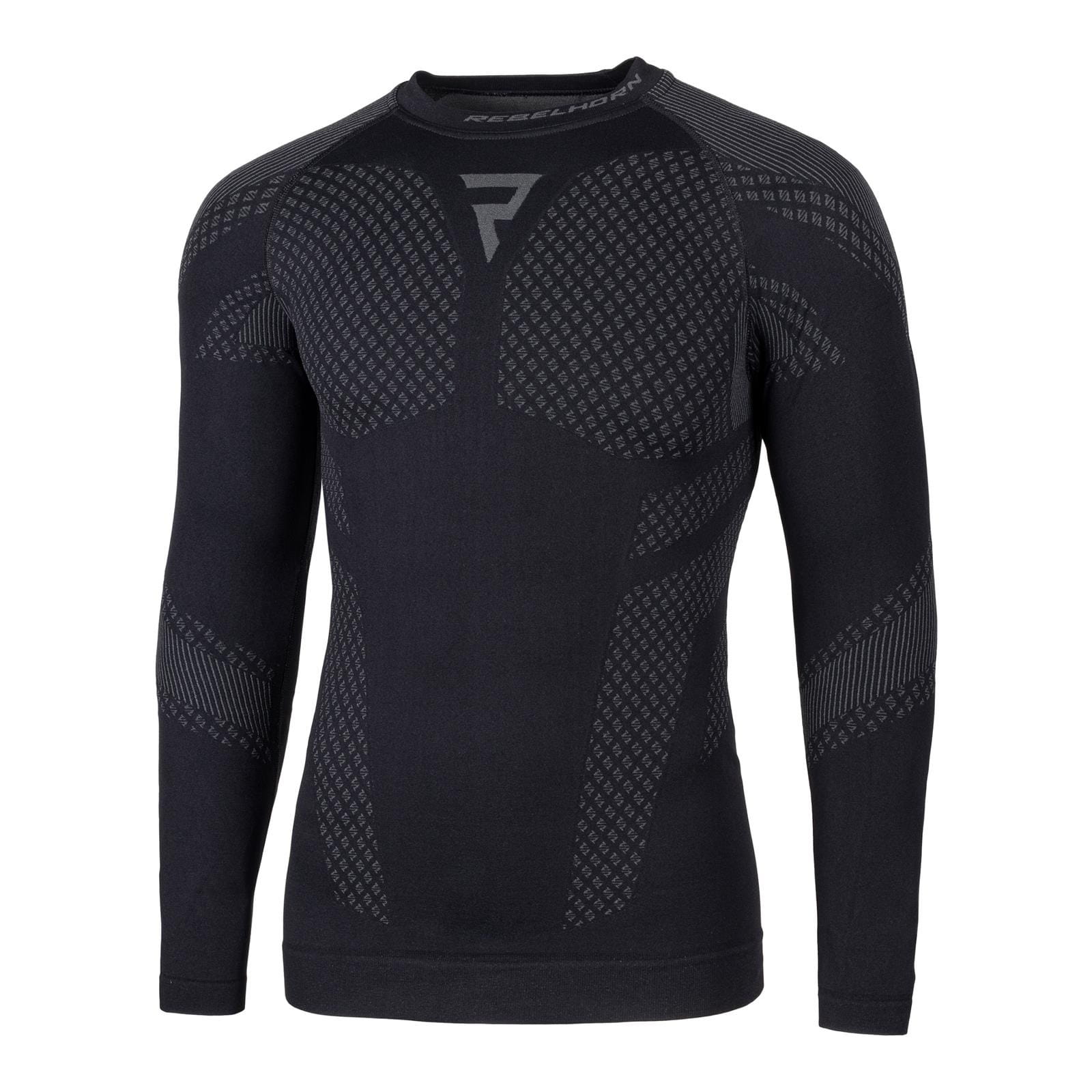 Koszula Termoaktywna z Długim Rękawem REBELHORN ACTIVE II Black/Grey (L)