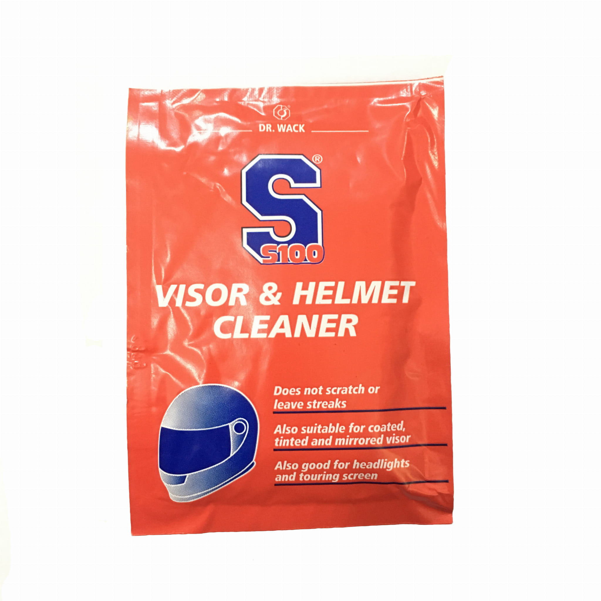 S100 VISOR & HELMET CLEANER Chusteczki do czyszczenia kasku 1 szt.