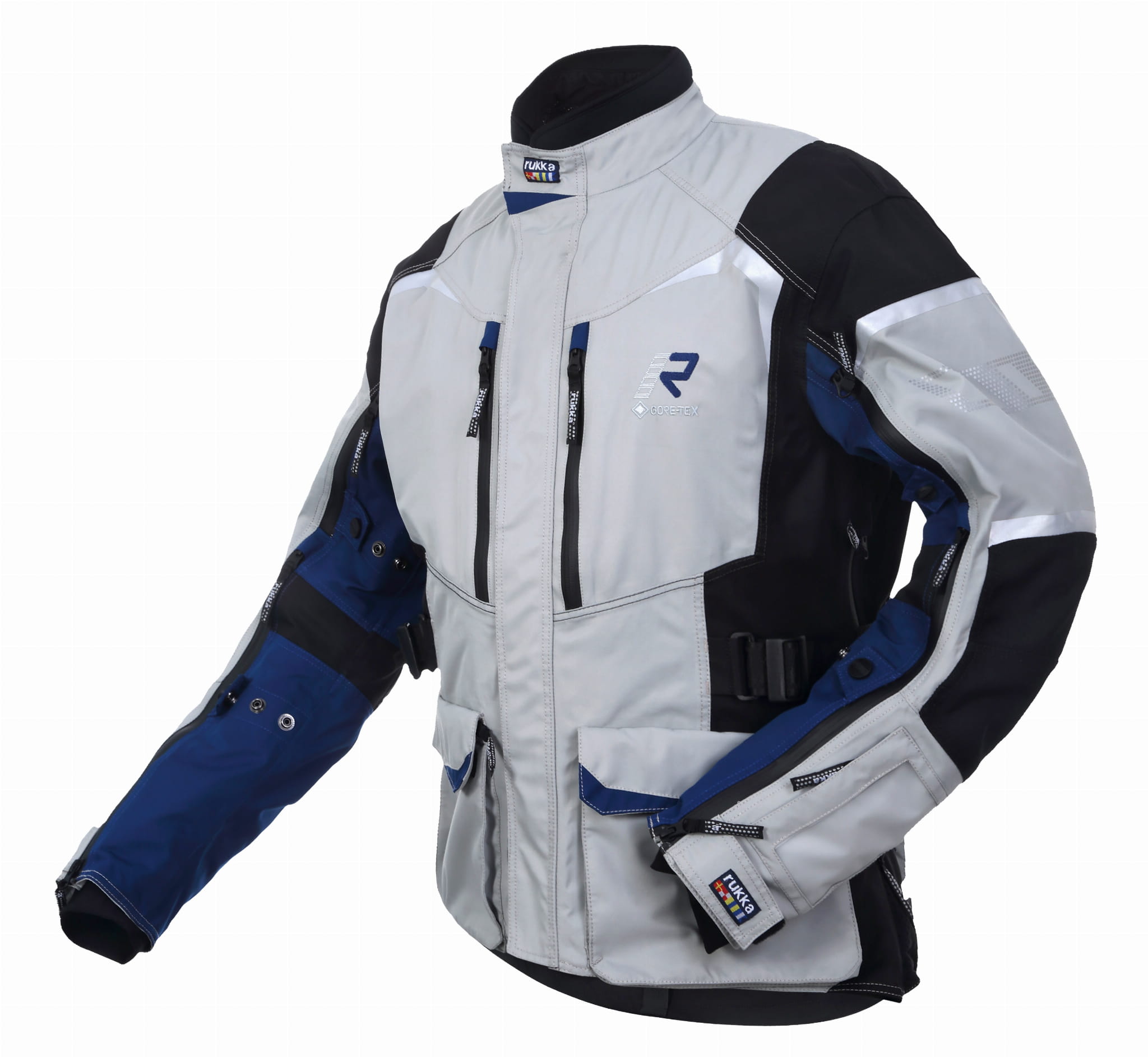 Kurtka tekstylna Rukka Rimo-R GTX GRY/BLUE (56)