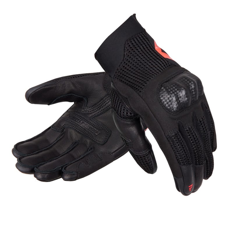 Rękawice Rebelhorn Gap III Black/Fluo Red (S)
