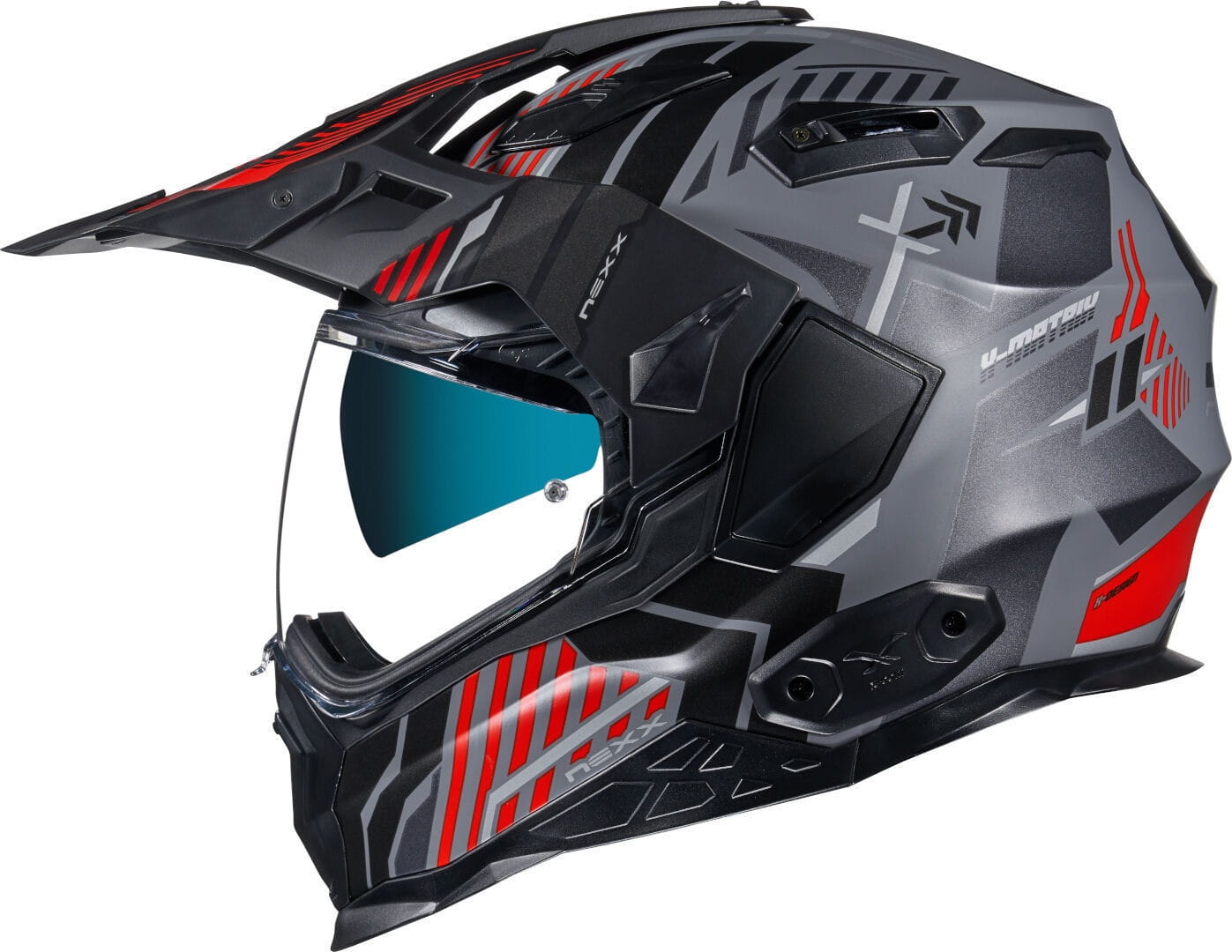 Kask NEXX X.WED 2 Wild Country Grey Red (S)