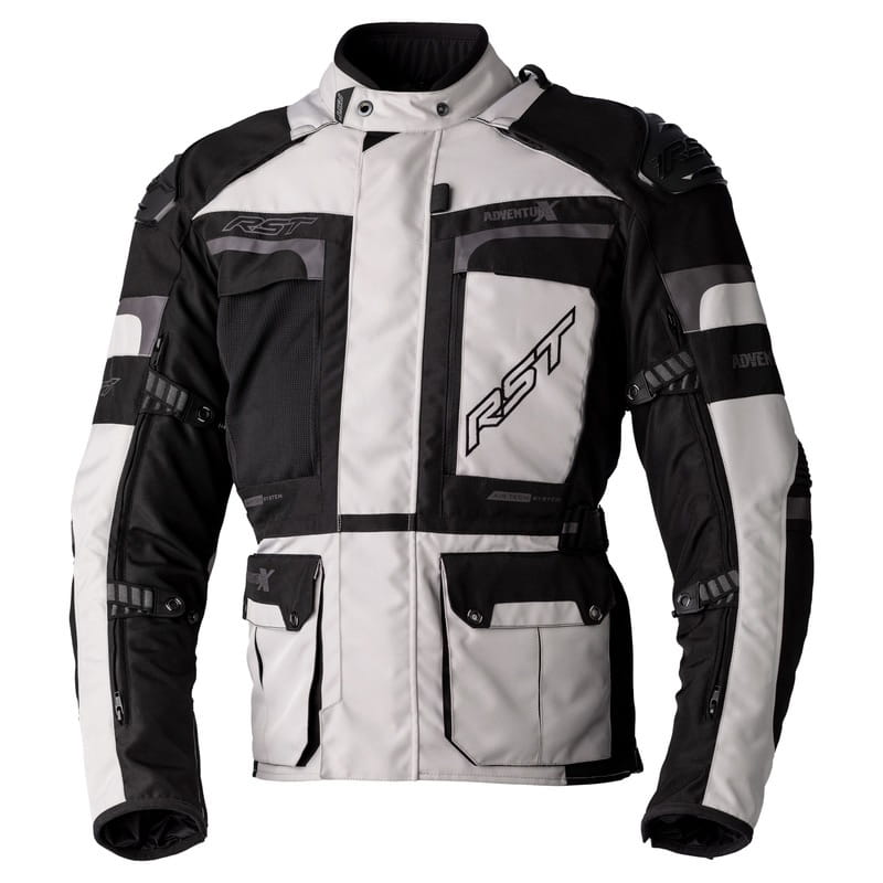 Kurtka Tekstylna Rst Pro Series Adventure-X Silver-Black (L)