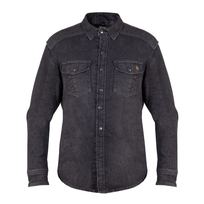 Koszula BROGER ALASKA JEANS WASHED Black (XS)