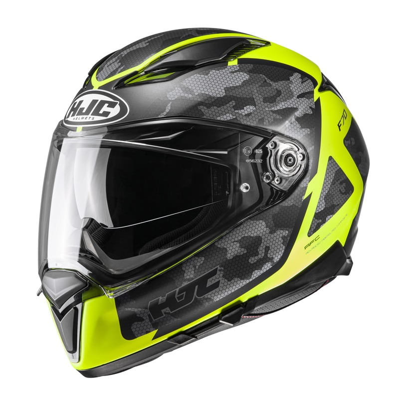Kask Hjc F70 Katra Yellow (S)