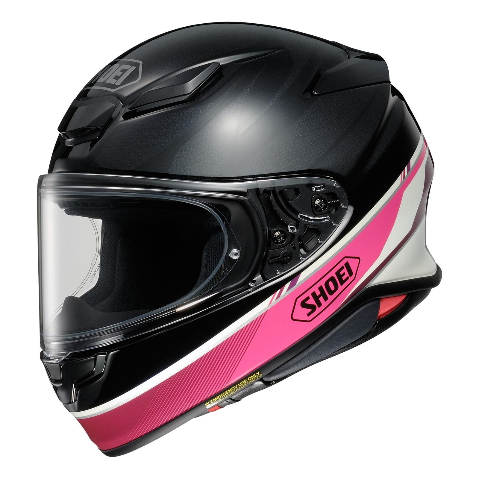 KASK SHOEI NXR2 NOCTURNE TC-7 BLACK PINK (M)