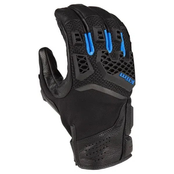 Rękawice KLIM Baja S4 Black Kinetik Blue (M)