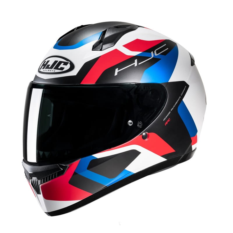 Kask Hjc C10 Tins White/Blue/Red (M)