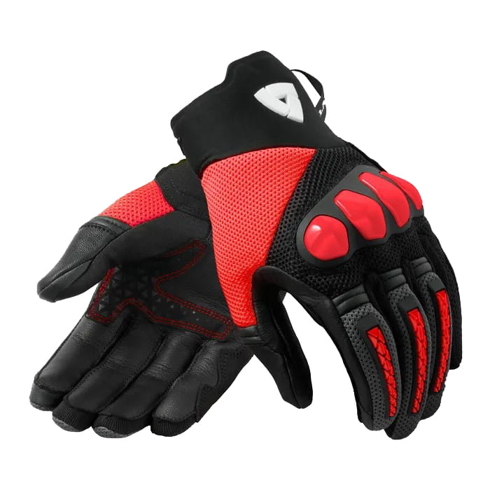 Rękawice Rev'it! Speedart Air Black-Neon Red (3XL)