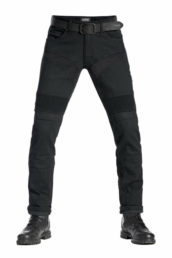 Spodnie Jeans Pando Moto Karldo Slim Black (30, 32)