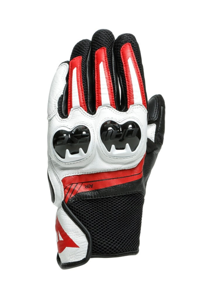 Rękawice Dainese MIG 3 Black/White/Lava-Red (XXXS)