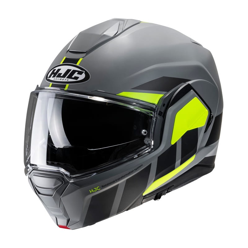 Kask Hjc I100 Beis Grey-Yellow (M)