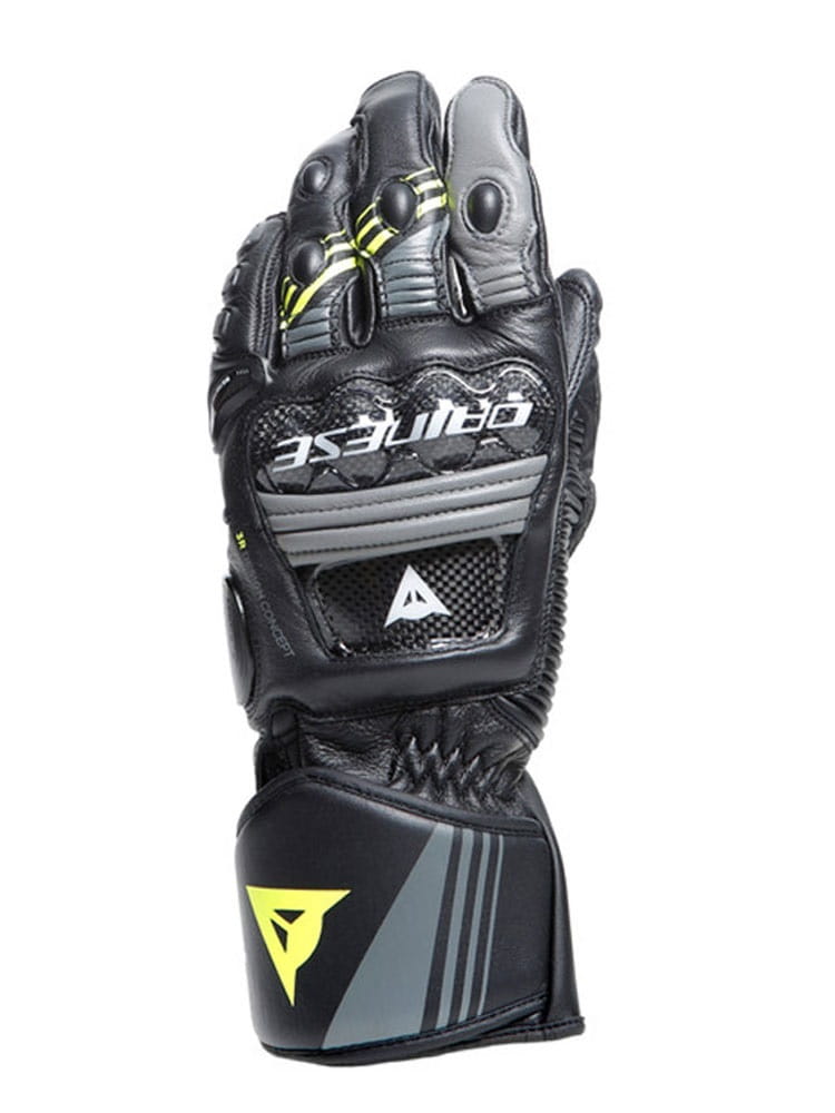 Rękawice Dainese Druid 4 Long Black /CHARCOAL-GRAY/FLUO-YELL (XL)