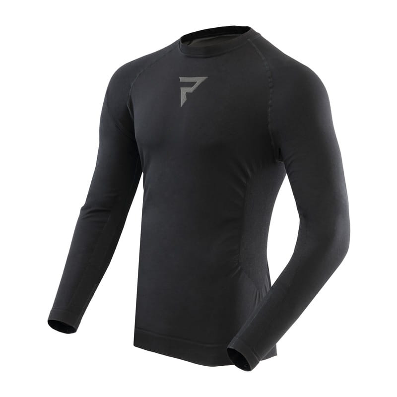 Koszulka Termoaktywna z Długim Rękawem Rebelhorn Freeze II Black (L)