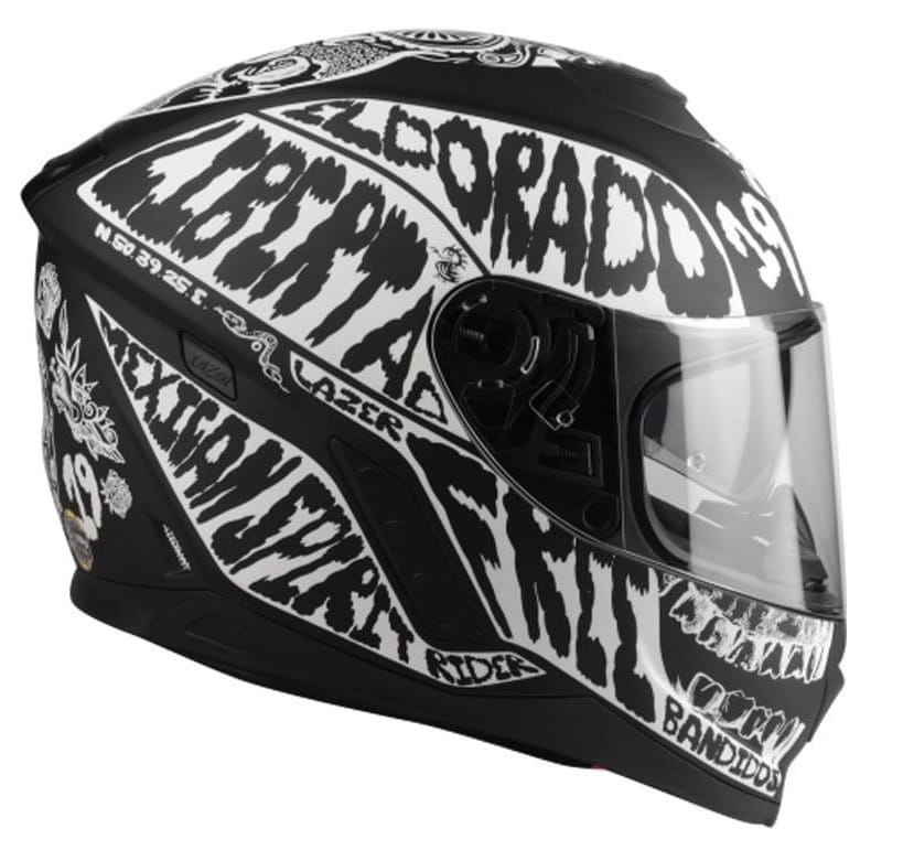 Kask Lazer Rafale EVO Mexicana Black/Fluores (XXL)