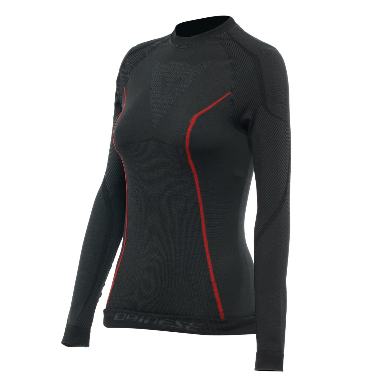 Koszulka Dainese THERMO LS Lady Black/Red (L/XL)