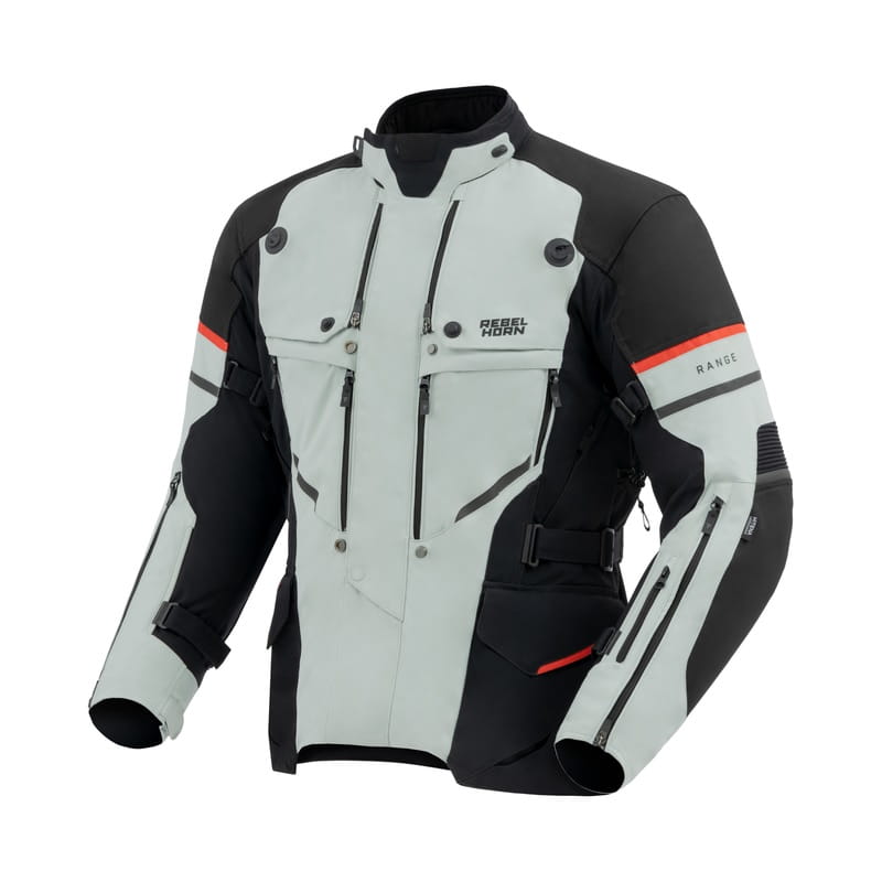 Kurtka Tekstylna Rebelhorn Range Grey/Black/Red (3XL)