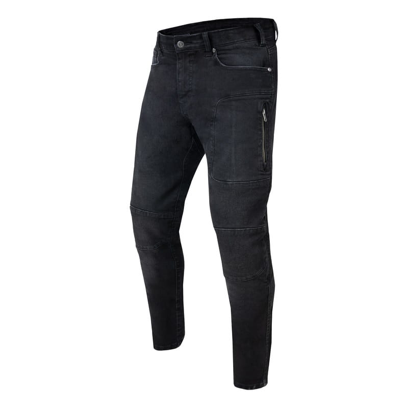 Spodnie Jeansowe Rebelhorn Rage II Tapered Fit Washed Black (28, 32)