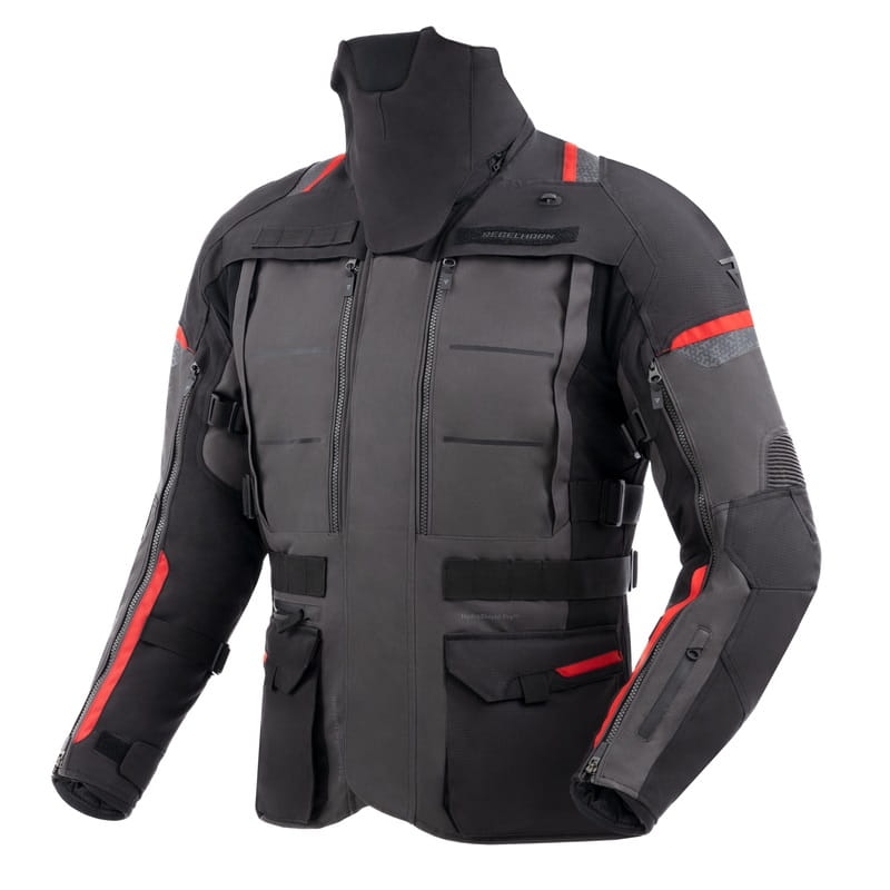 Kurtka Tekstylna Rebelhorn Cubby V Black/Anthracite/Red (3XL)