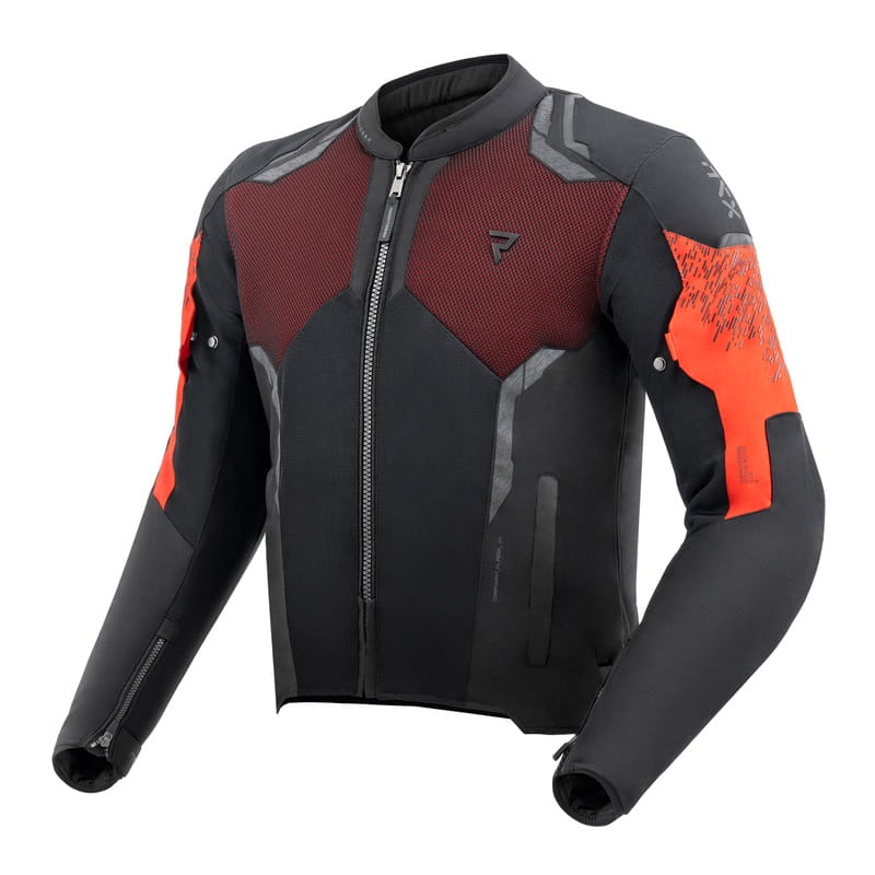 Kurtka Tekstylna Rebelhorn Jax Black/Red (3XL)